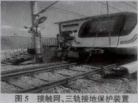 圖5為接觸網(wǎng)、不軌接地保護(hù)裝置